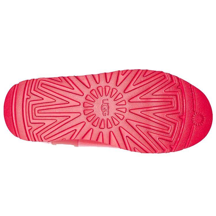 UGG Klasické průhledné mini tenisky pro ženy v barvě ibiškově růžové White 1113190-HSPK