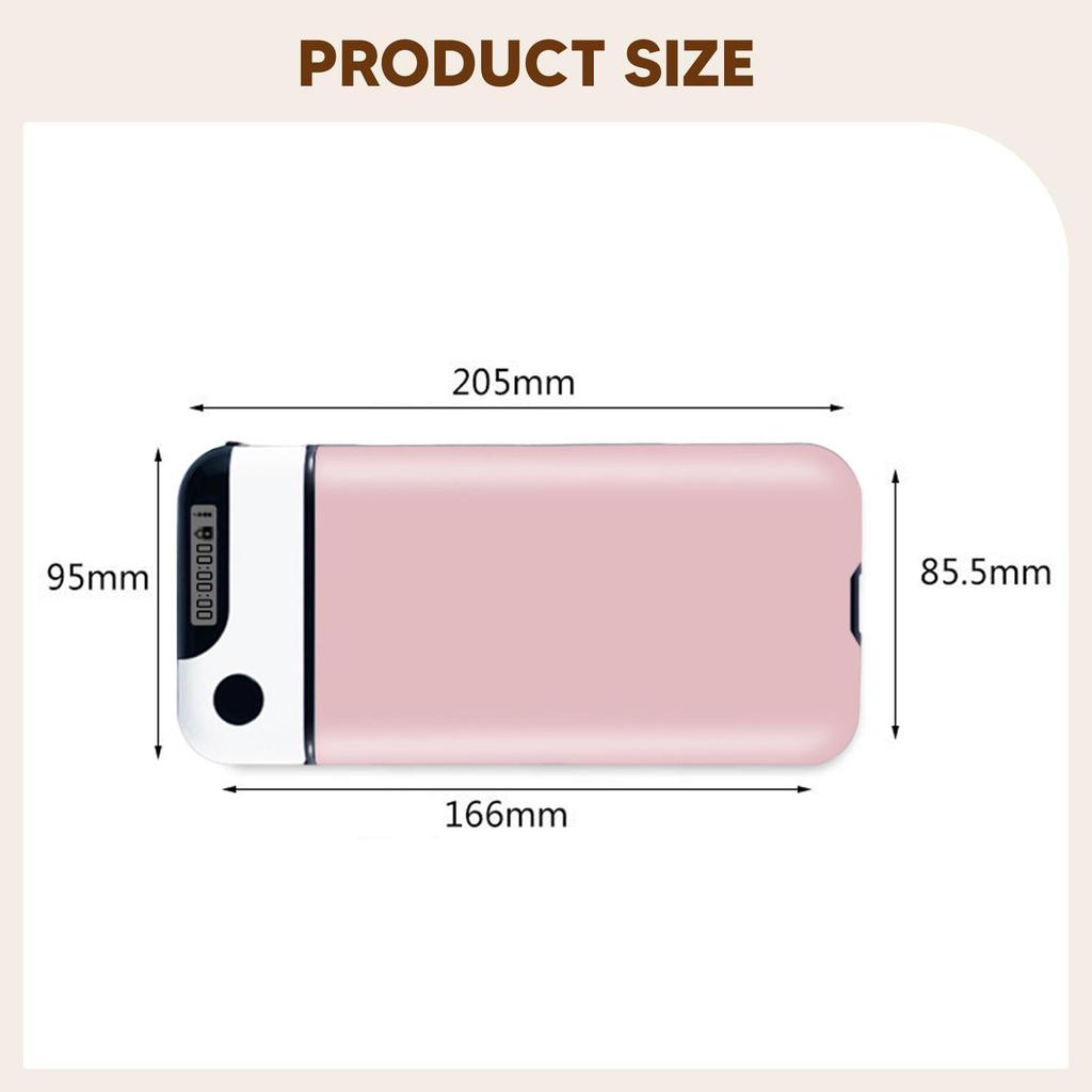 Timed Lock Box Help To Self Discipline Focus Easy To Use Phone Lock Box with Timer for Tabletop Living Room Bedroom Desktop Dorm