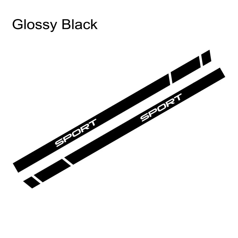 For Tesla Model Y 2PCS Car Door Side Stickers PVC Car Decorative Decals Waterproof Vinyl Film Auto Exterior Styling Accessories