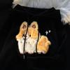 Ladies Fashion Casual Long Sleeve Round Neck Hoodie Pullover Top With  Pockets