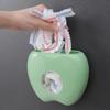 Wall Mounted Plastic Bag Dispenser Organizer No Drill Storage Box for Kitchen Pantry Food Wrap Container Holder