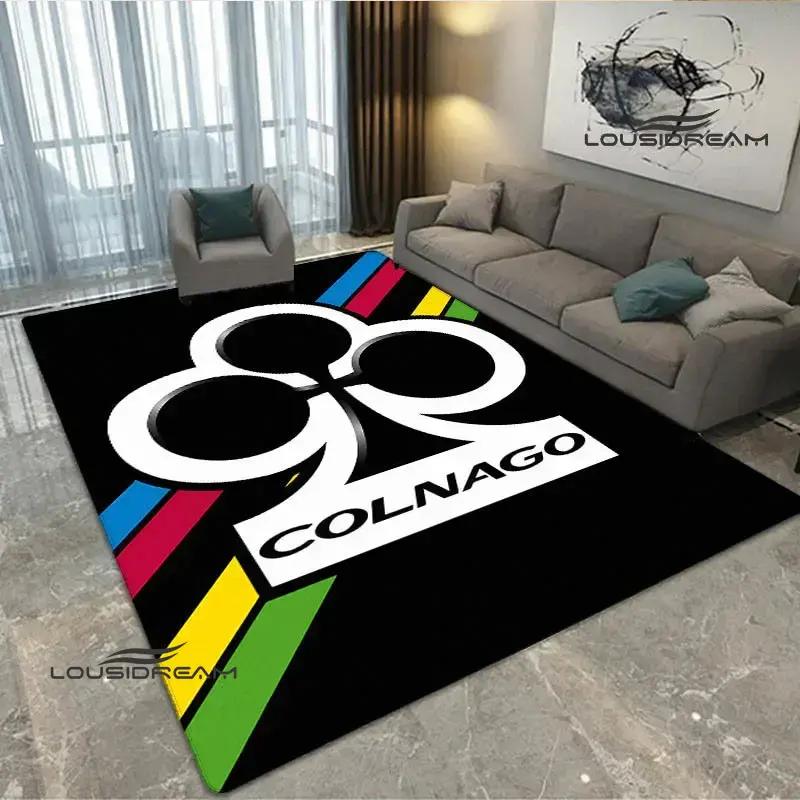 3D Bicycle brand logo printed carpet fashion home decoration non-slip carpet photography propsmal area rug birthday gift
