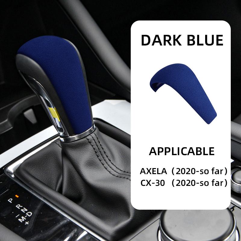 Per Mazda CX-30 DM AXELA 2019-2024 Accessori Auto Copertura Pomello Leva Cambio in Camoscio Cornice Protettiva Decorazione Interna