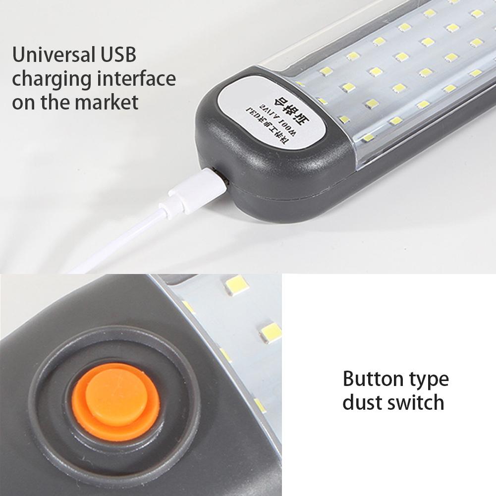 1000LM LED Work Light Magnetic Worklight Portable Mechanic Trouble Light Magnetic Base