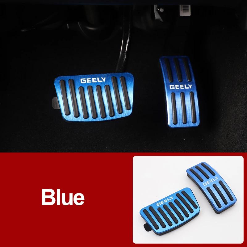 Car pedal cover Accelerator brake pedal Cover For GEELY Atals Boyue 2016 2017 2018- Emgrand NL-3 Proton X70 Coolray SX11