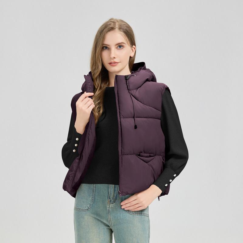 Kurze Baumwollweste Damen Herbst und Winter neu kleiner Mann draußen tragende Weste Weste Westenjacke Tide