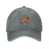 Fuchsrote Labrador Welpen mit einem kleinen Herz Baseballkappe Anglerhut Hüte für Unisex Wild Ballhut Unisex Damen