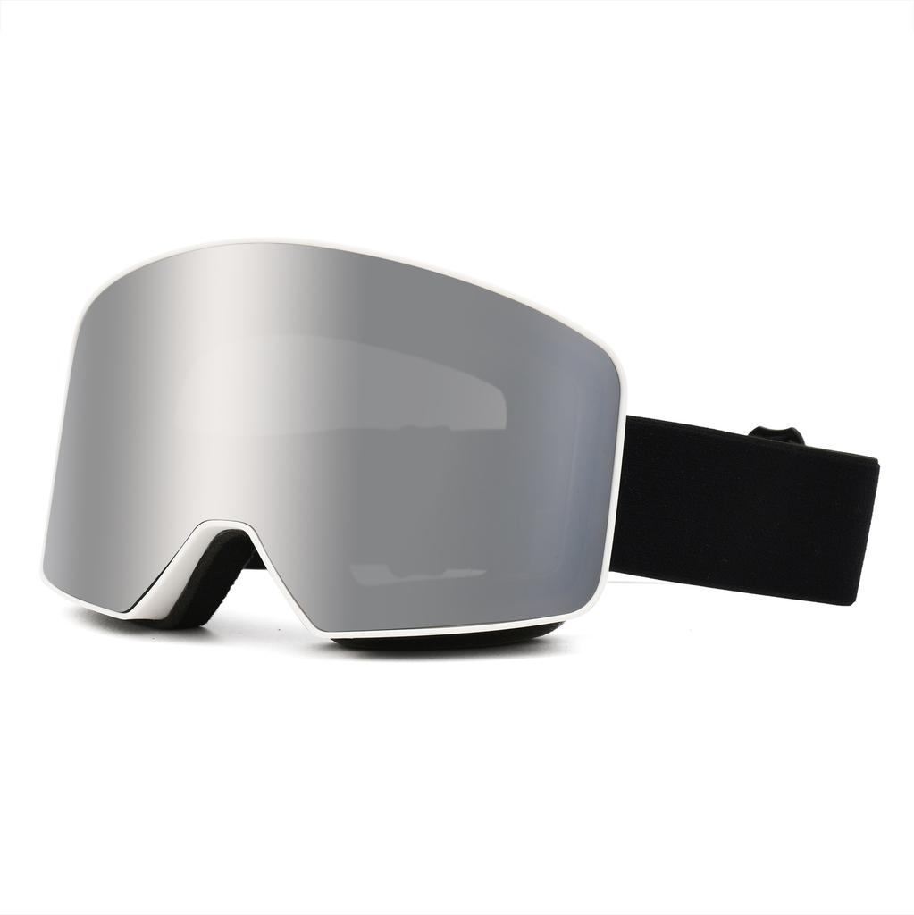 Ski Glasses Snow Goggles Double-layer Anti-fog Cylindrical Outdoor Snow Sports PC Ski Goggles