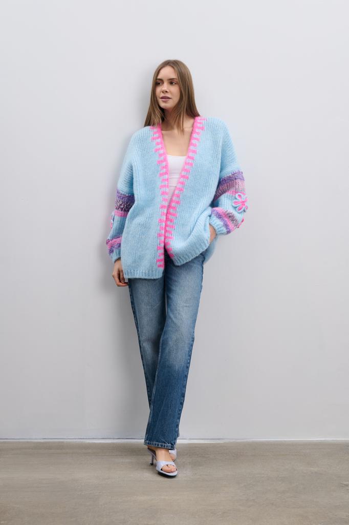 Sugar Blossom Cardigan Blue