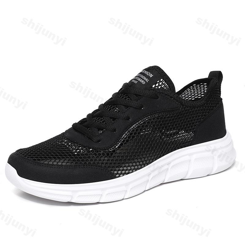 Summer Men Sneakers 2025 Breathable Mesh Light Men's Casual Shoes Lace-Up Walking Footwear Tenis Masculino Zapatillas Hombre