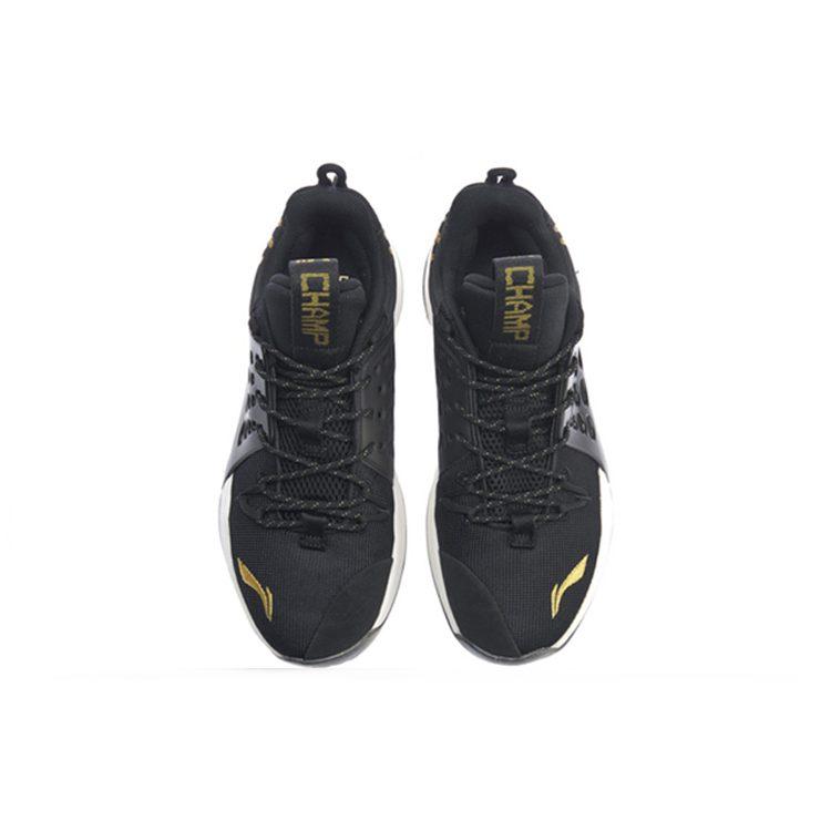 2018-2019 Season CBA Champion Shoes Glory Edition - Black/Gold | LINING Sonic VII LOW Sneakers ABAP033-7