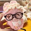 Dla 10cm Lalek Bawełnianych Okulary Śliczne Plastikowe Okulary dla Lalek Macaron Lalki BJD Zabawkowe Okulary Akcesoria