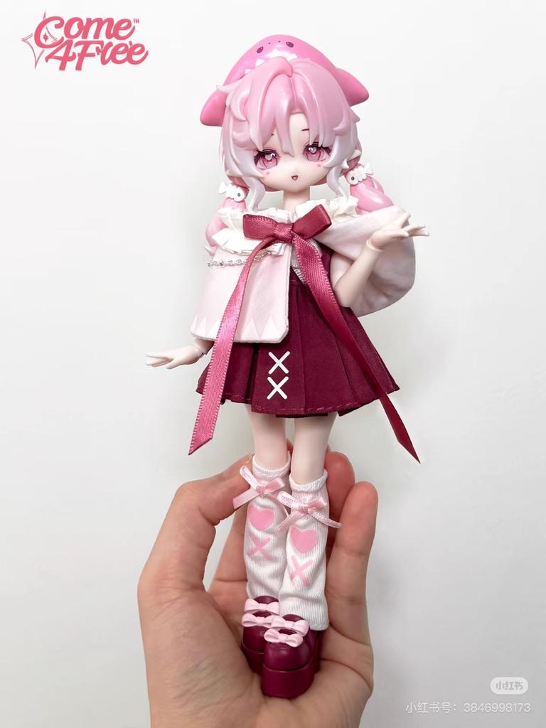 Genuine Come4free Minty V2 Ocean Gem Series 1/8 Bjd Blind Box Kawaii Movable Doll Action Figure Ornament Collection Model Gift