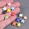 20pcs Ceramic Ceramic Spacer Loose Beads Handmade Craft Jewelry Making Material Starfish Bead  Women