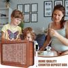 Wood Money Box with Counter 1000/2000/3000/5000/10000 Pounds Piggy Bank Coin Cash Container Kids Adults Money Saving Case Jar Christmas Gift