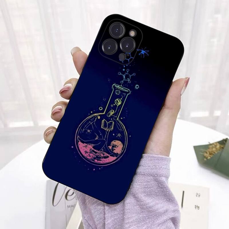 Science Chemistry Formulas Phone Case Silicone Soft For iphone 14 13 12 11 Pro Mini XS MAX 8 7 6 Plus X 2020 XR Shell