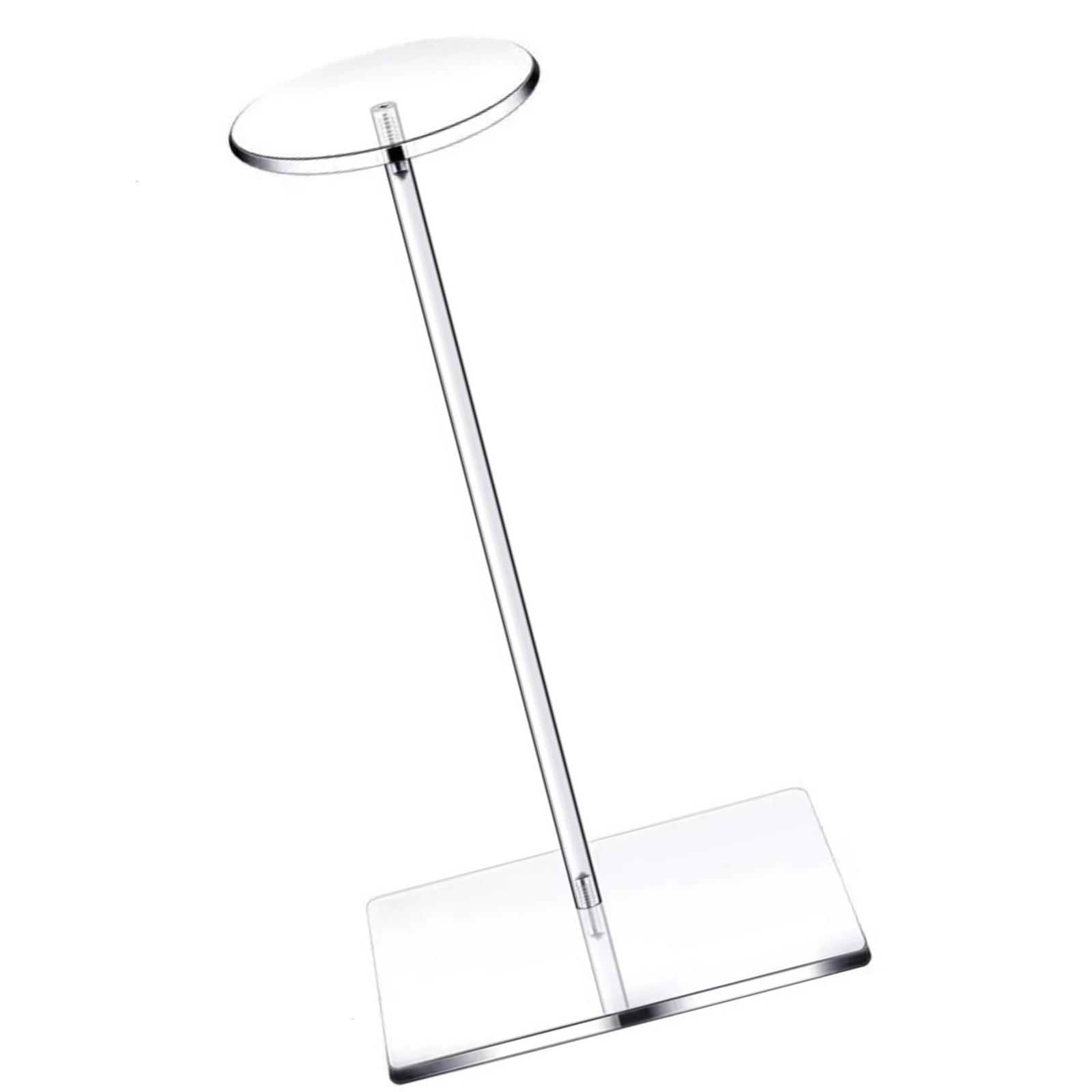 

Прозрачные прочные акриловые подставки для шляп и париков, портативные для демонстрации аксессуаров для домашнего хозяйства, ежедневного использования S