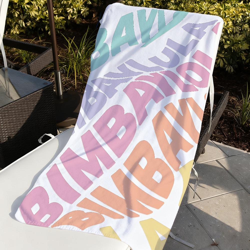 Fashion B-BIMBA Y L-LOLA Towel Quick Drying Beach Towels Are Suitable For Swimming Pools Camping Yoga And The Gym