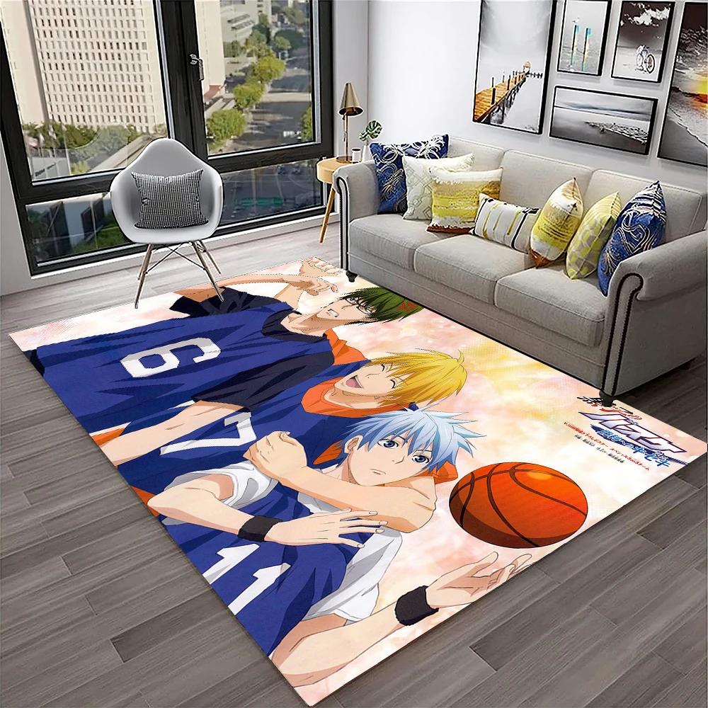 3D Anime Kuroko's Basketball Cartoon Carpet Rug for Home Living Room Bedroom Sofa Doormat Decor,kids Area Rug Non-slip Floor Mat
