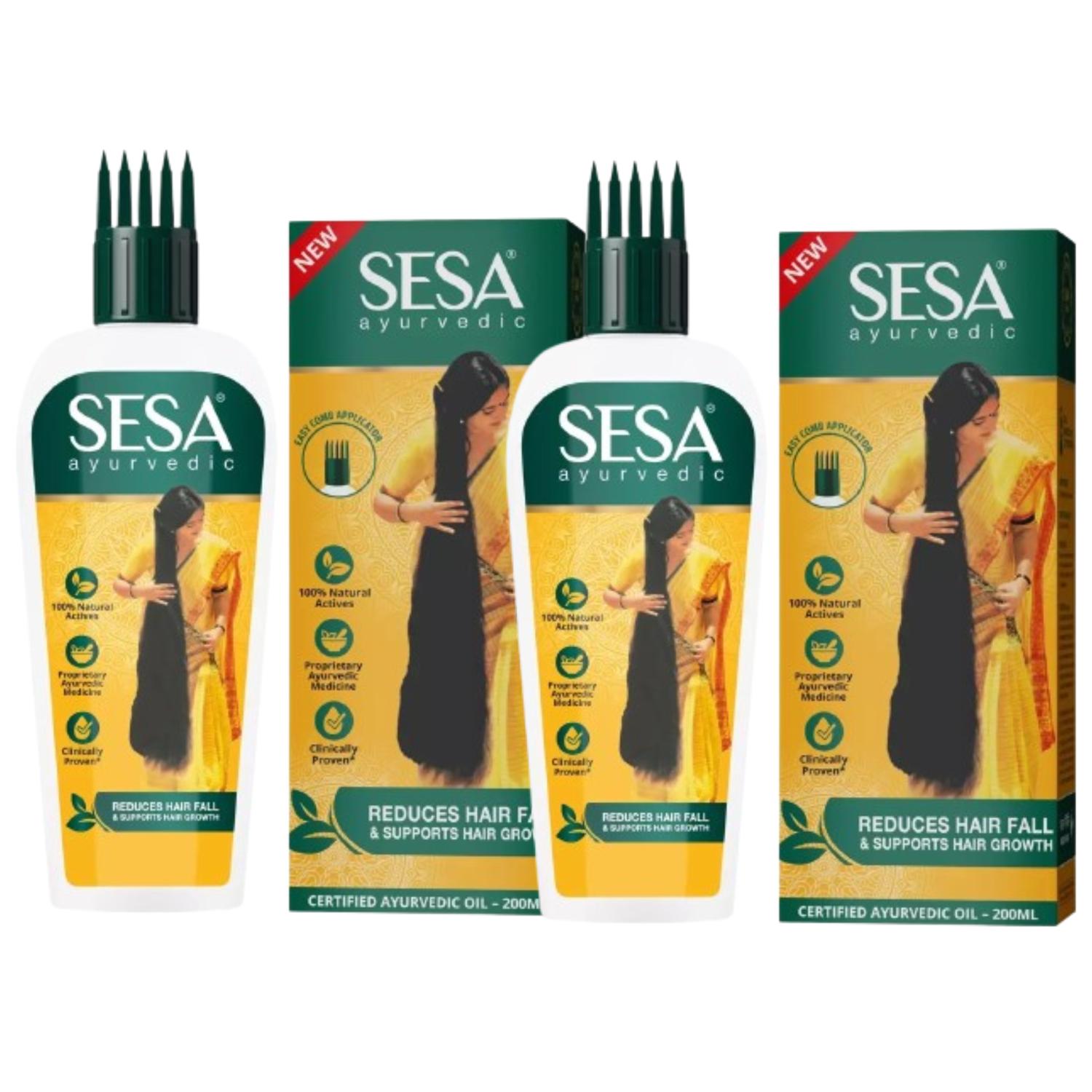 

SESA Sesa Oil 2 x 200 ml, INDIAN oil for hair growth, set of 2