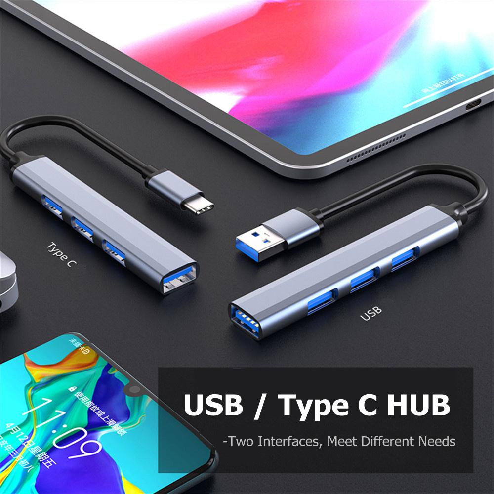 Car 4 Port USB HUB High Speed Type C Multi Splitter Adapter Accessories For Opel Corsa Astra Insignia Vectra Zafira Meriva Mokka
