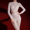 Xiyue Oil Shiny Sexy Split Onesie Ultra-Thin Silky Mood Tight Women'S Stockings Top Full-Body Pantyhose