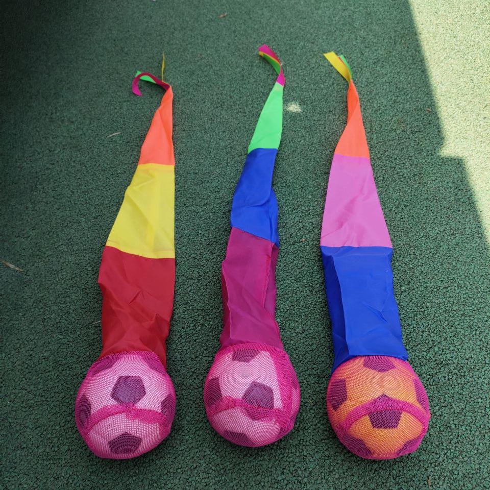 Kindergarten Sensory Training Ribbons & Soft Balls - Children's Throw & Catch Meteor Toy