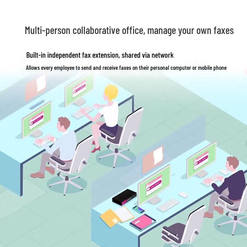 CimFAX CF-E52C2G Commercial Paperless Fax Server & Scanner