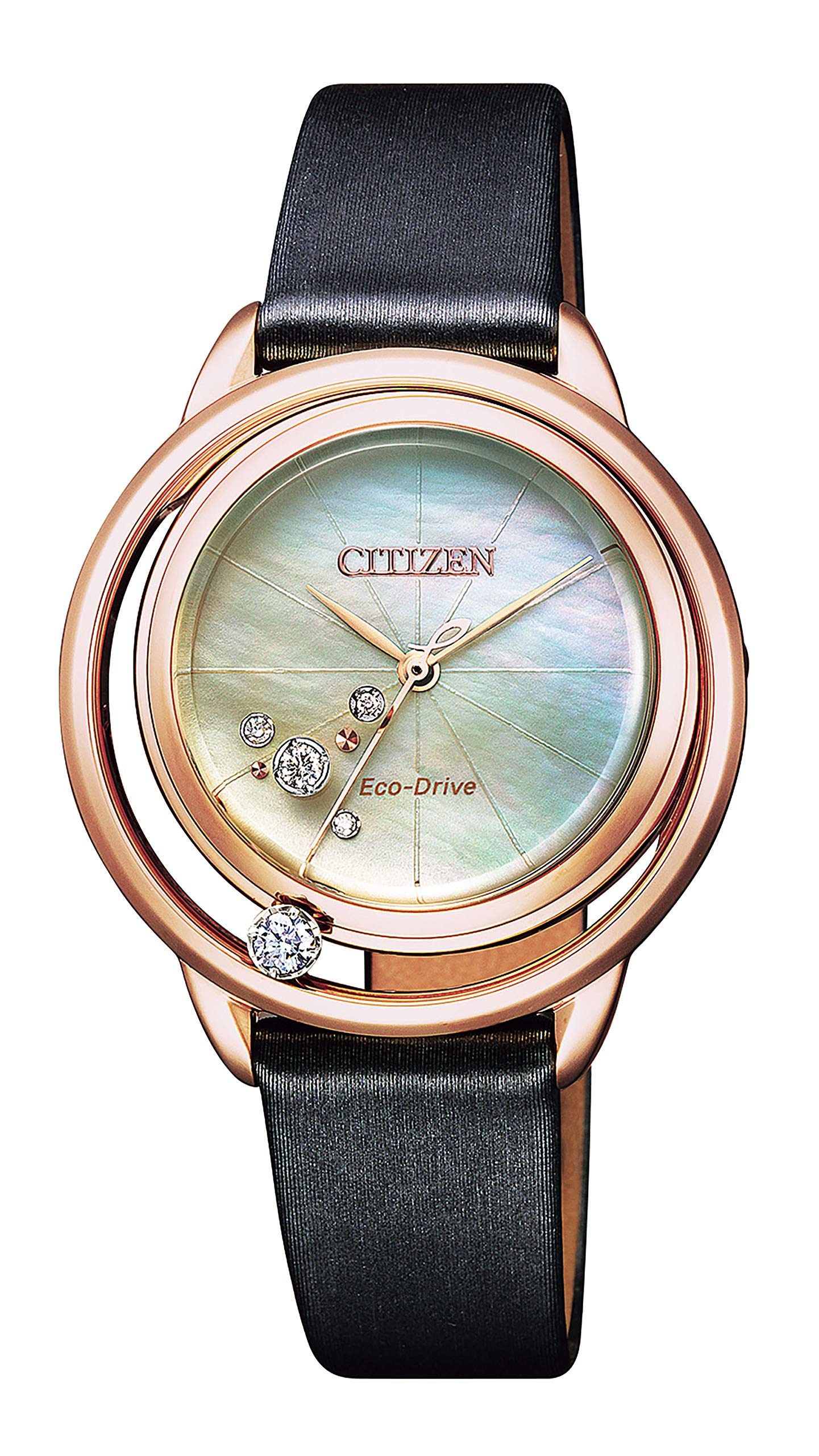 

Годинник Citizen EL Arcly Collection White Pearl Dial World Limited topieces Black [Citizen] Eco-Drive 3000 EW5522-20D для жінок