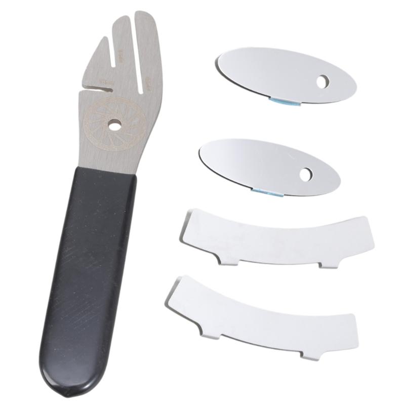 Stainless Steel Bike Rotors Alignment Tool Bike Disc Brake Repair Tool for Bike Repair and Maintenances