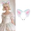Realistic Foxes Tail And Ears Set For Women Cosplay Faux Furs Costume Headband and Tail Convention Role Play Accessories