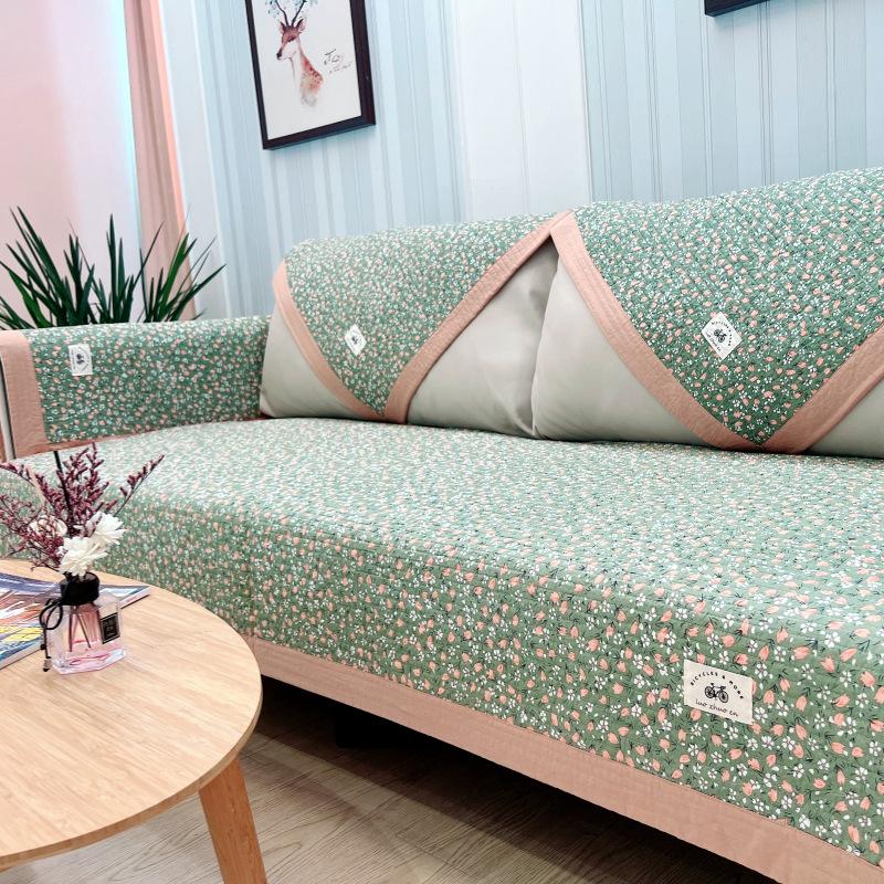 Маленькое свежее диванное полотенце из чистого хлопка — фото 5