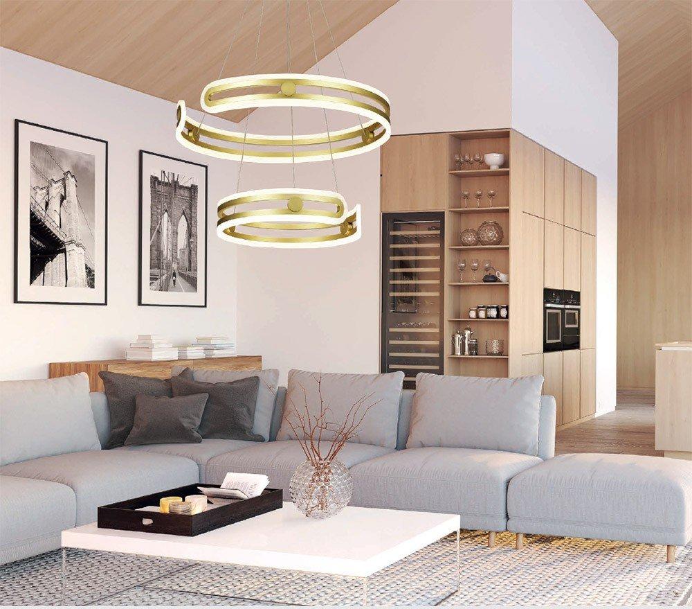 Lampa wisząca Kiara MD17016002-2A GOLD Italux