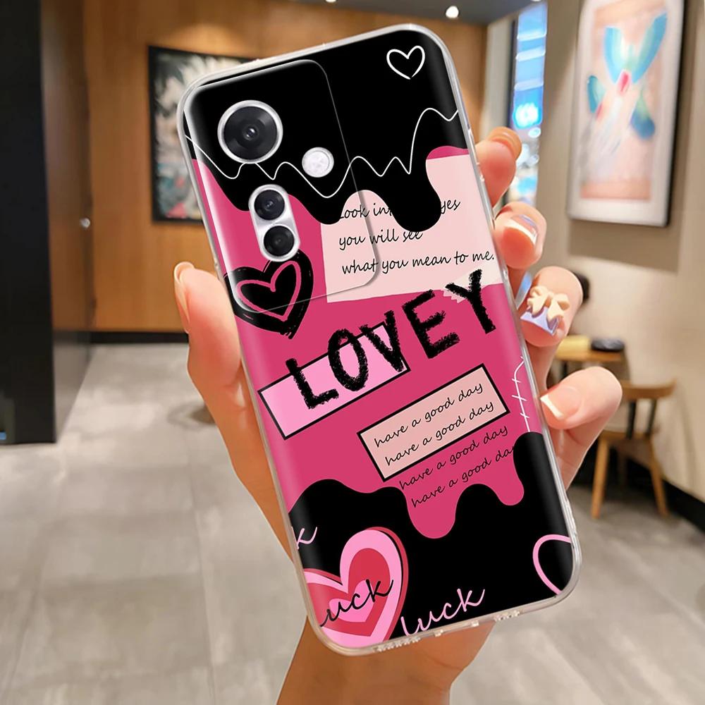 For Oppo Reno 11F F25 Pro Case Lovely Flower Patterns Soft TPU Clear Silicone Bumper For Oppo Reno11F F25Pro Phone Cases Coque