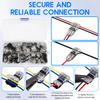 40Pcs T-Tap Wire Connectors Kit 16-20 AWG 3 Way 1 Pin & 2 Pin Electrical Wire Splice Connectors Waterproof Electrical Connector