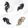 Broches Têtes de Cheval Polyvalentes de Luxe Pour Femmes Épingles Animales Accessoires Amis de Fête Décontractée Bijoux Cadeaux