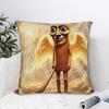 Tung Tung Sahur Angel Heaven Wings Meme Pillow Cover Kawaii Pillow Case For Sofa Home Decor Comfy Pillowcases Gift