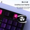 Wireless Bluetooth Mechanical Keyboard - 98-Key, Blue Switch, Silent for Gaming/Esports, High-Design for Girls/Office Use.