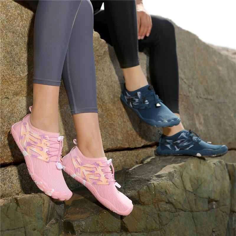 Wassersportschuhe Schnelltrocknende Aqua-Schuhe zum Schwimmen Surfen Herren Damen Barfuß Strandwatschuhe Leichte Atmungsaktive Watschuhe