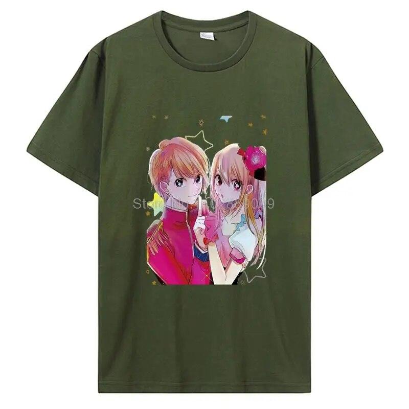 Oshi No Ko Japan Anime Cute Ai Ruby And Aqua футболка женские футболки унисекс Kawaii — фото 24