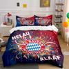 FC Bayern München Helau Bedding Bedding Duvet Cover Set Duvet Cover Pillowcases Home Decor (1 * Duvet Cover 2 * Pillowcases, Without Duvet Insert)