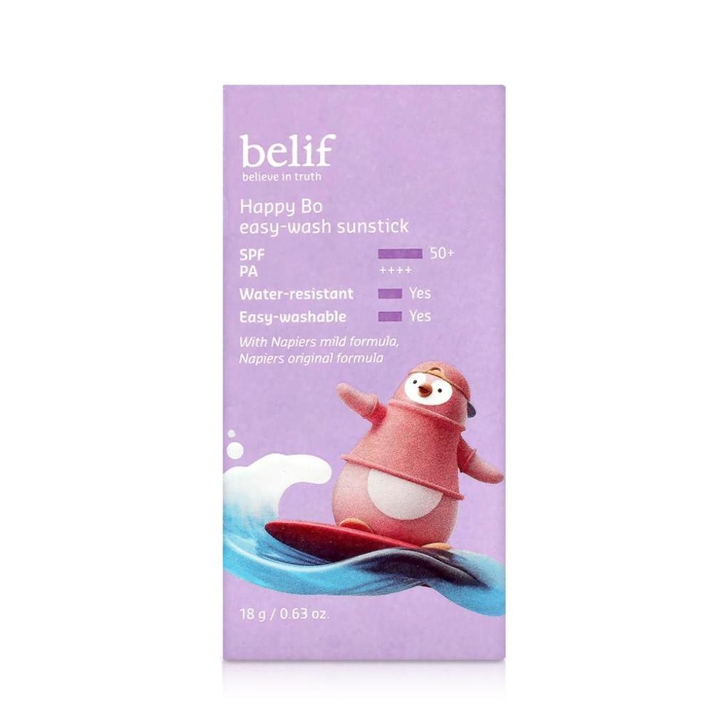 belif Happy Boy Easy Wash Kids Sun Stick 18g X 2