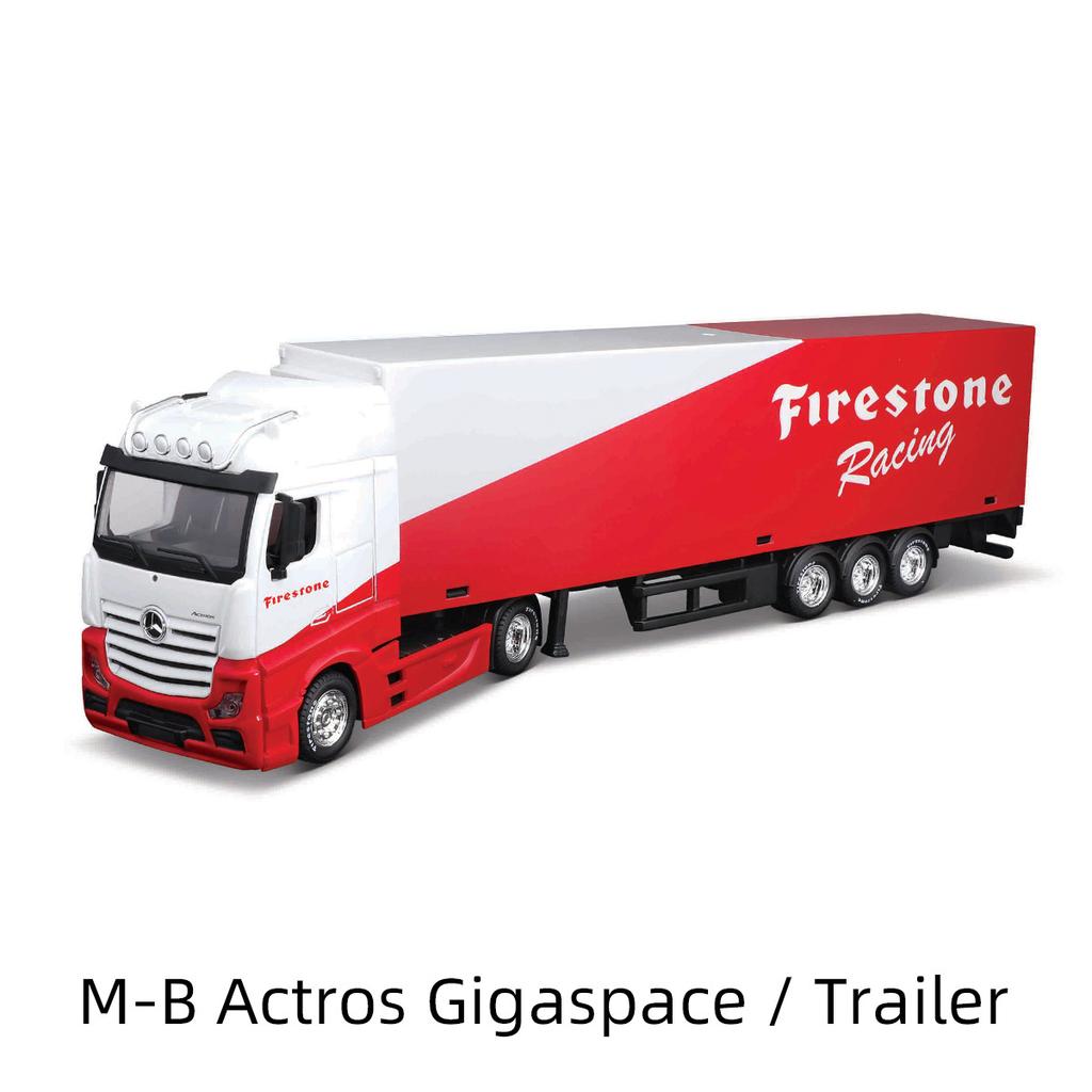 1:43 Volvo FH16 Actros Alloy Truck Car Model Container Truck Container Engineering Transport Vehicle Collect Kids Toy Car Gifts