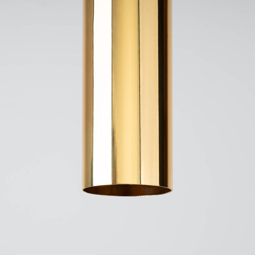 Linear Ceiling Spot Tube Gold Ø6 Cm 1Xgu10 10W Lagos Sl.1203 Sollux Lighting