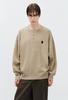 ZIOSONGZIO Semblance Boucle Henley Neck Knit Ash Green Zh5Kt828Ag