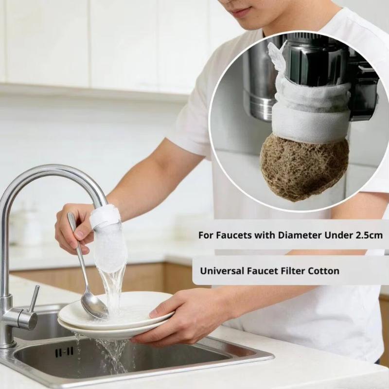 Universal High-density Tap Water Filter Cotton for Reliable Purification in Kitchen