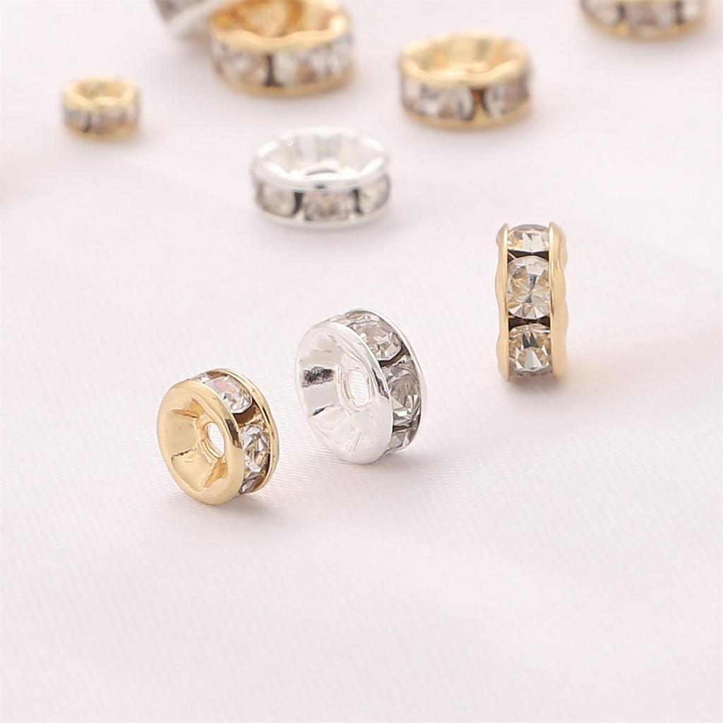 Měděný vrtací kroužek pro DIY ručně vyráběné šperky 10 ks/sáček