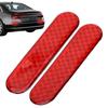 Set of 2 Reflective Stickers for Car Motorcycle Door Protection Warning Signs Improve Night