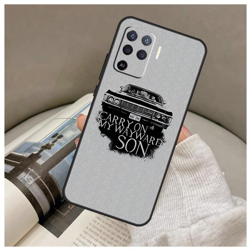 

Supernatural CARRY ON MY WAYWARD Case For Oppo A16 A76 A96 A60 A98 A58 A78 A18 A38 A80 A40 A77 A57 A17 A74 A54 A94 A15 A5 Pro OPPO A96 4G
