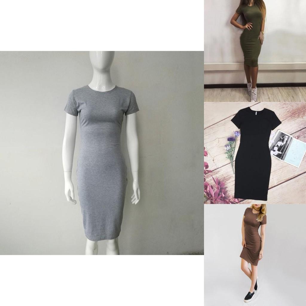 Elegant Womens Short Sleeve Bodycon Pencil Dress For Summer Casual Plus Sizes